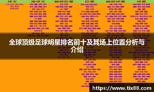 全球顶级足球明星排名前十及其场上位置分析与介绍