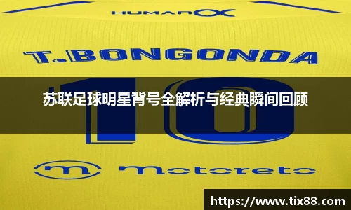 苏联足球明星背号全解析与经典瞬间回顾